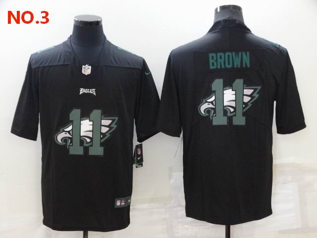 Men's Philadelphia Eagles #11 AJ Brown Jersey NO.3;